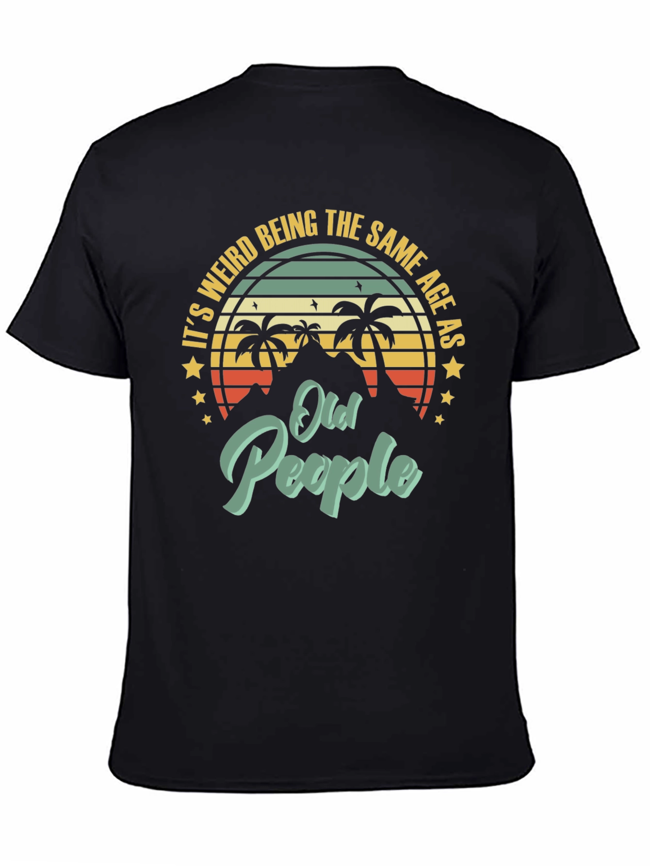 Funny Old People Graphic T-Shirt