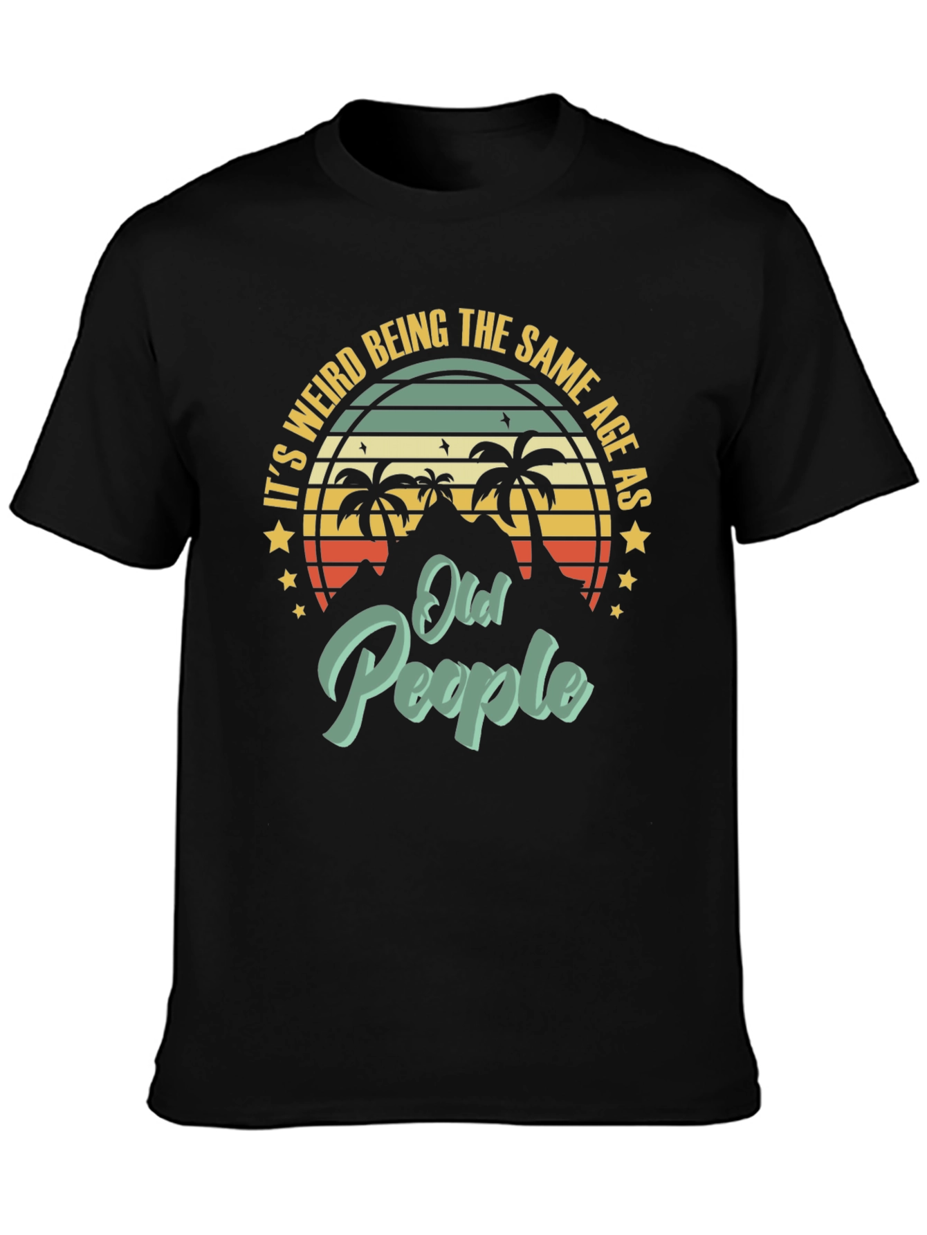 Funny Old People Graphic T-Shirt