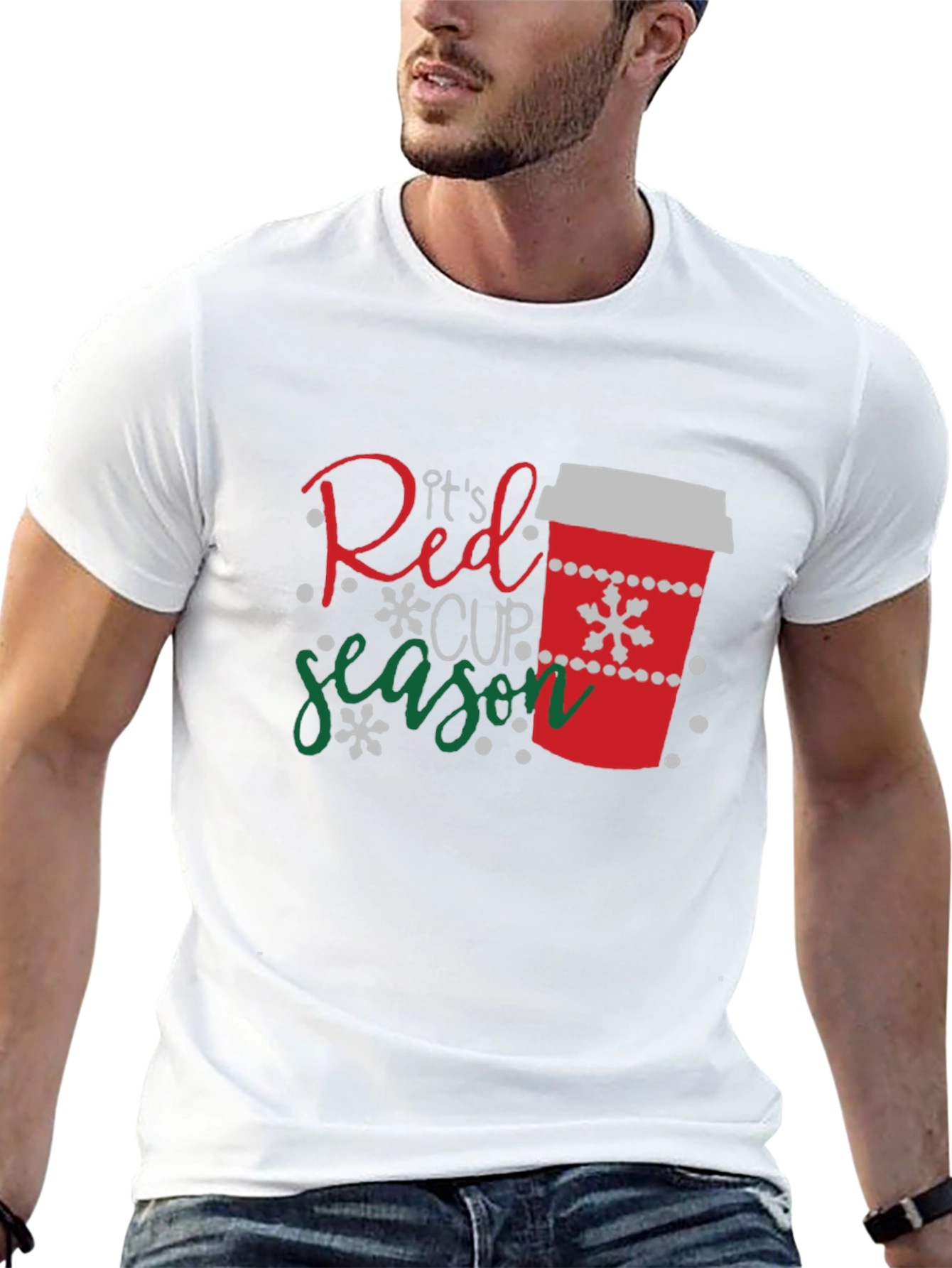 Its Red Cup Season Black T-Shirt
