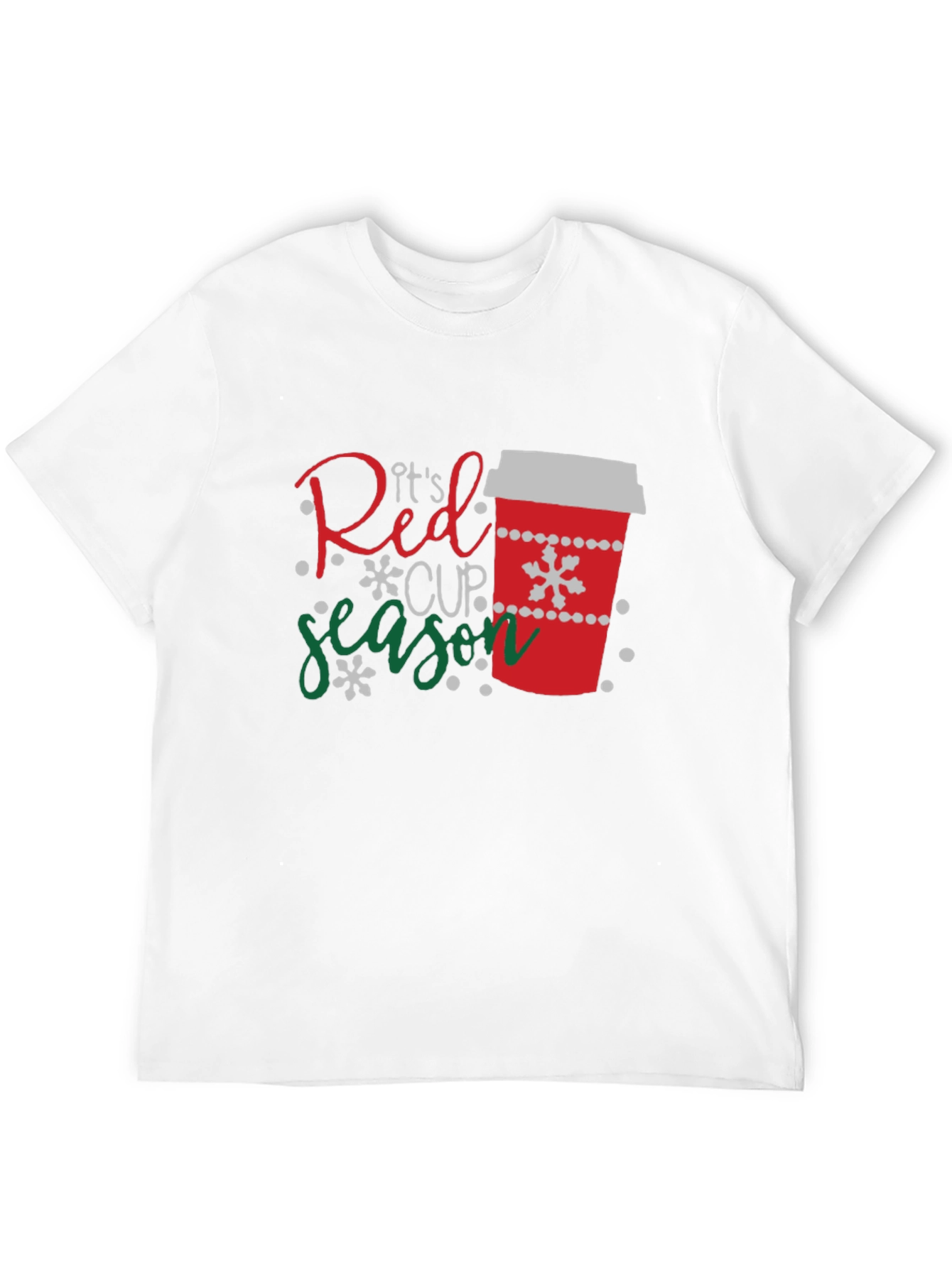 Its Red Cup Season Black T-Shirt