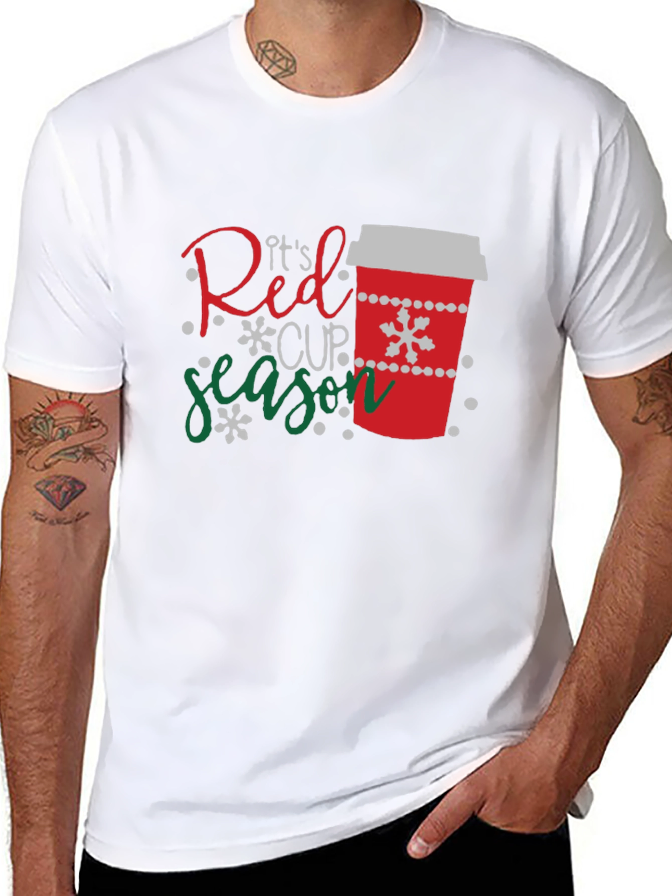 Its Red Cup Season Black T-Shirt
