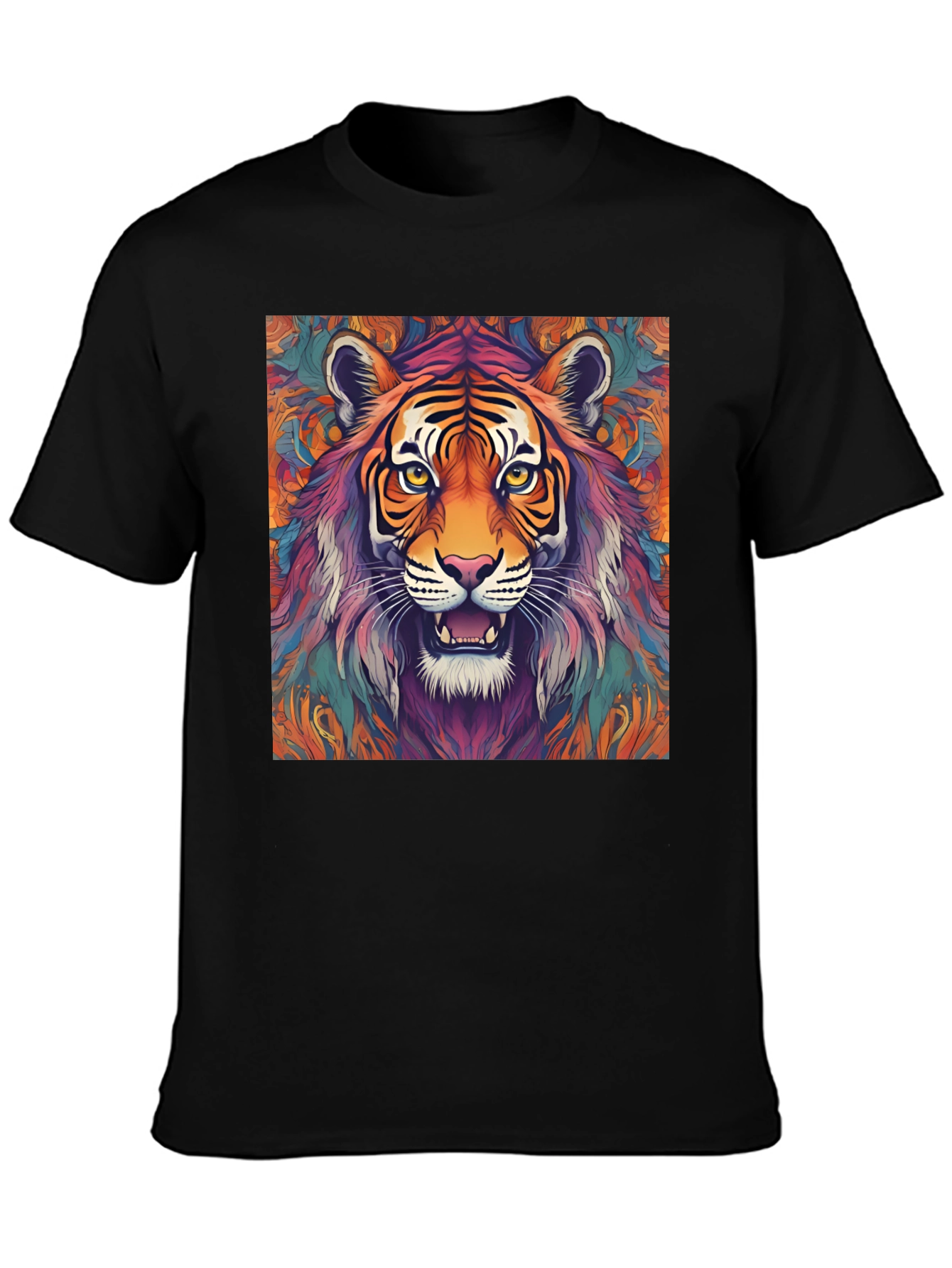 Psychedelic Tiger Graphic Tee