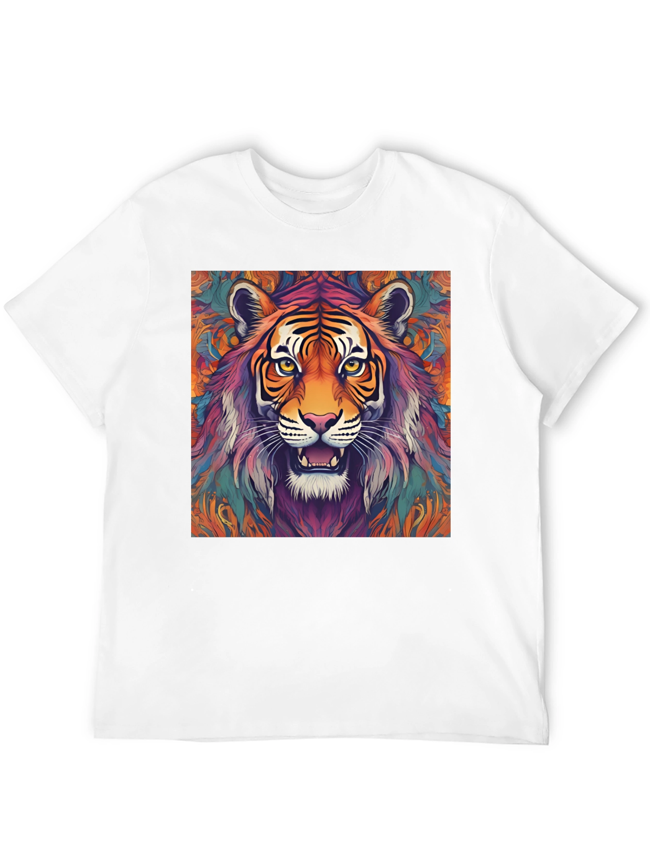 Psychedelic Tiger Graphic Tee