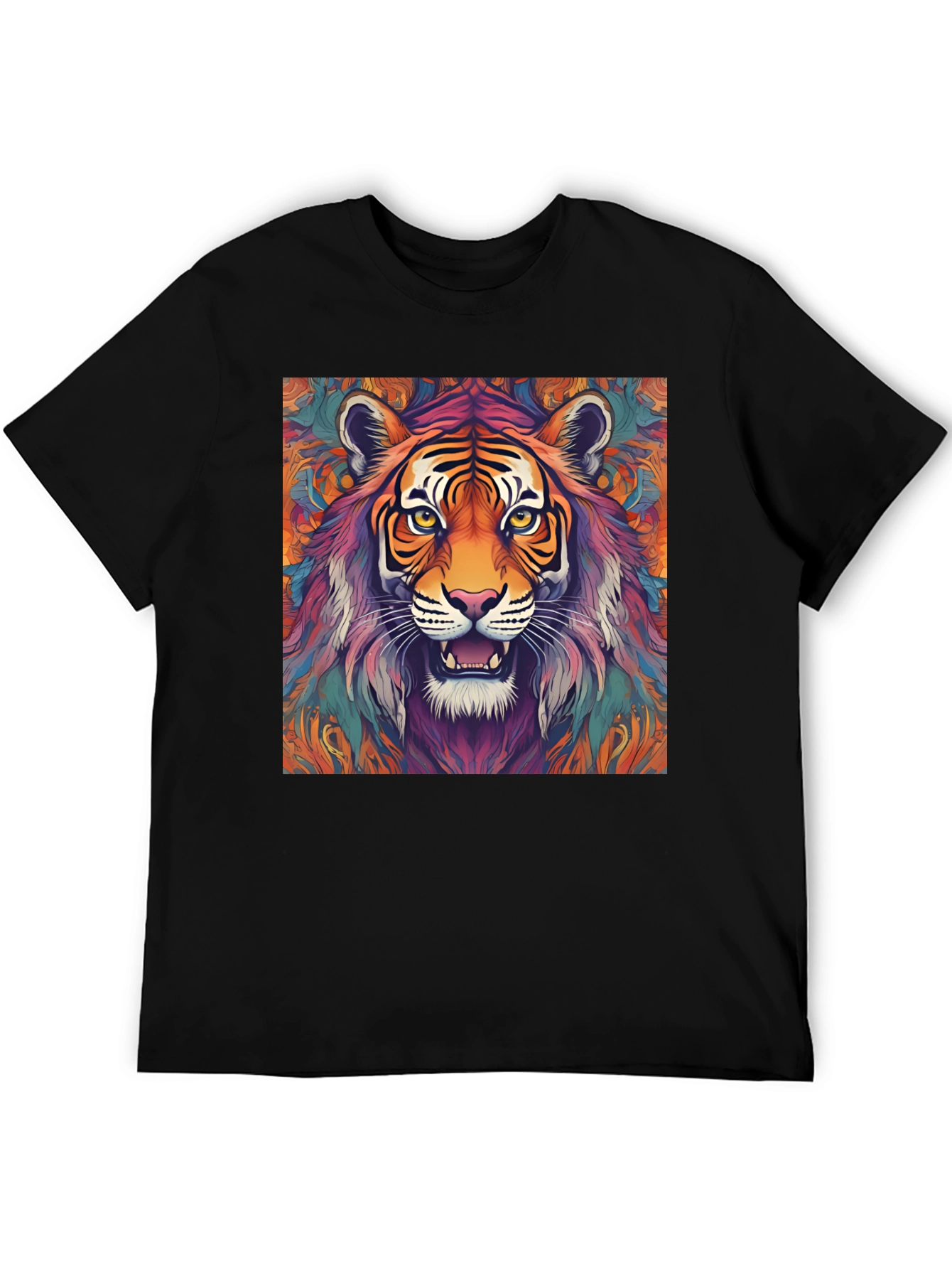 Psychedelic Tiger Graphic Tee