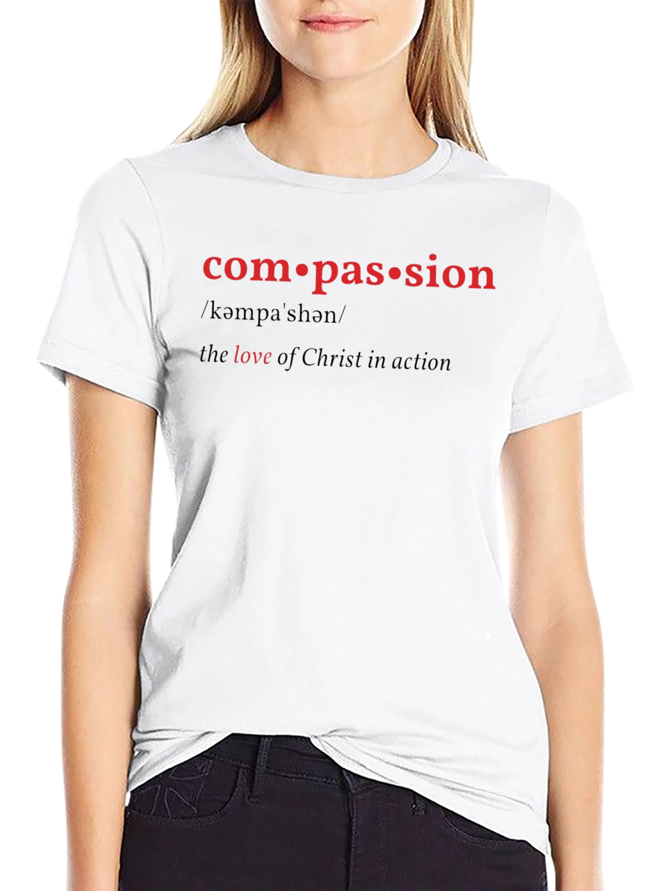 Compassion Definition T-Shirt - Black