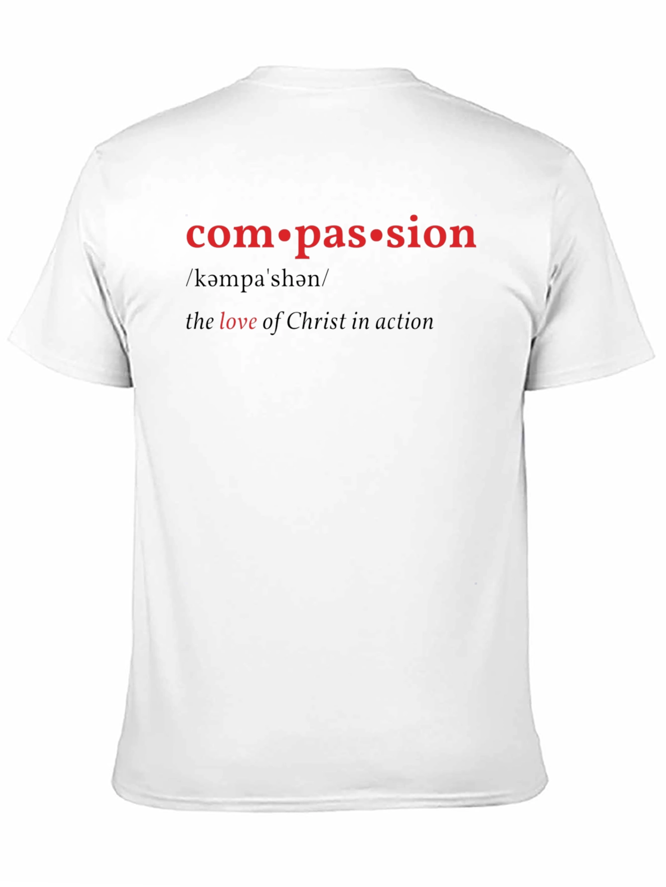 Compassion Definition T-Shirt - Black
