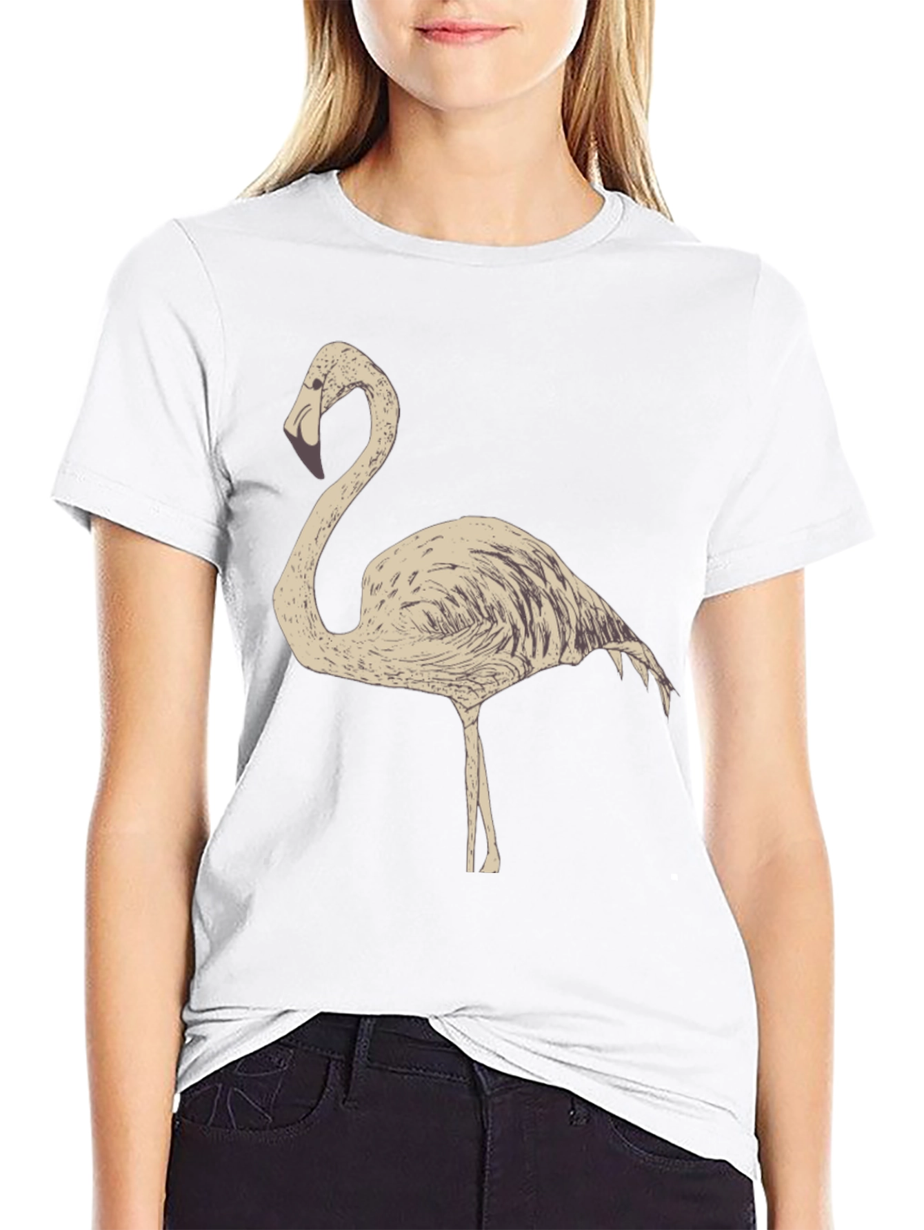 Flamingo Graphic Tee - Casual Comfort