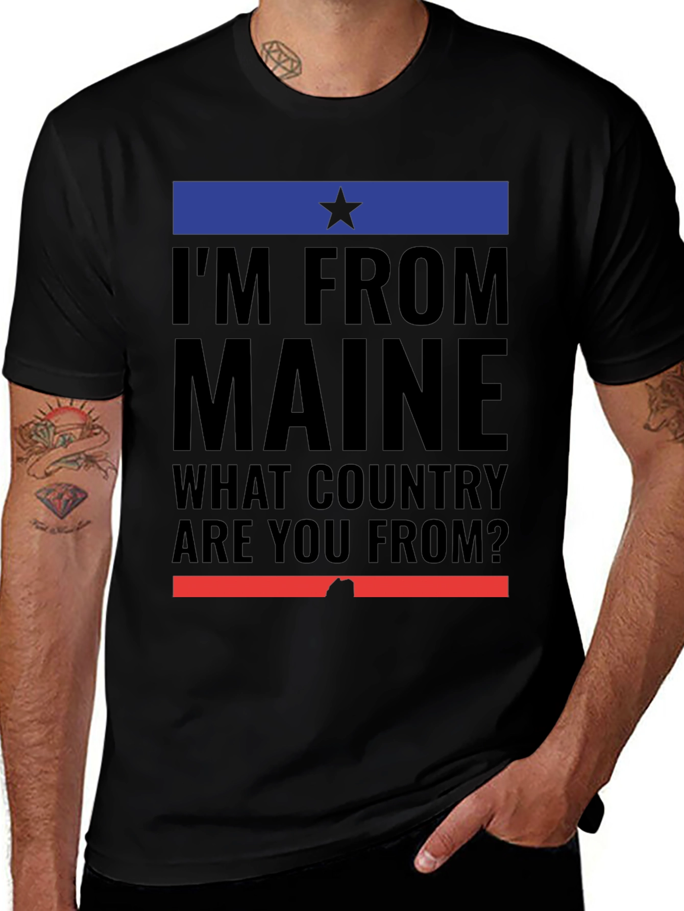 Im From Maine T-Shirt - Funny State Pride Tee
