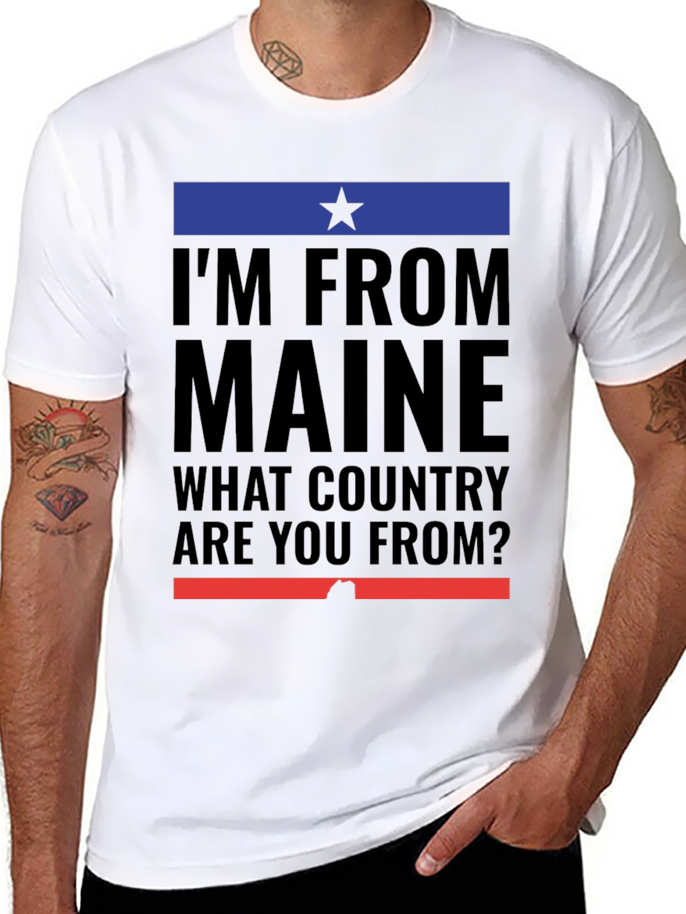 Im From Maine T-Shirt - Funny State Pride Tee