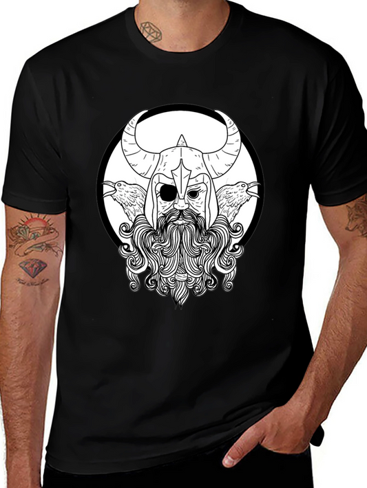 Viking Graphic Black T-Shirt