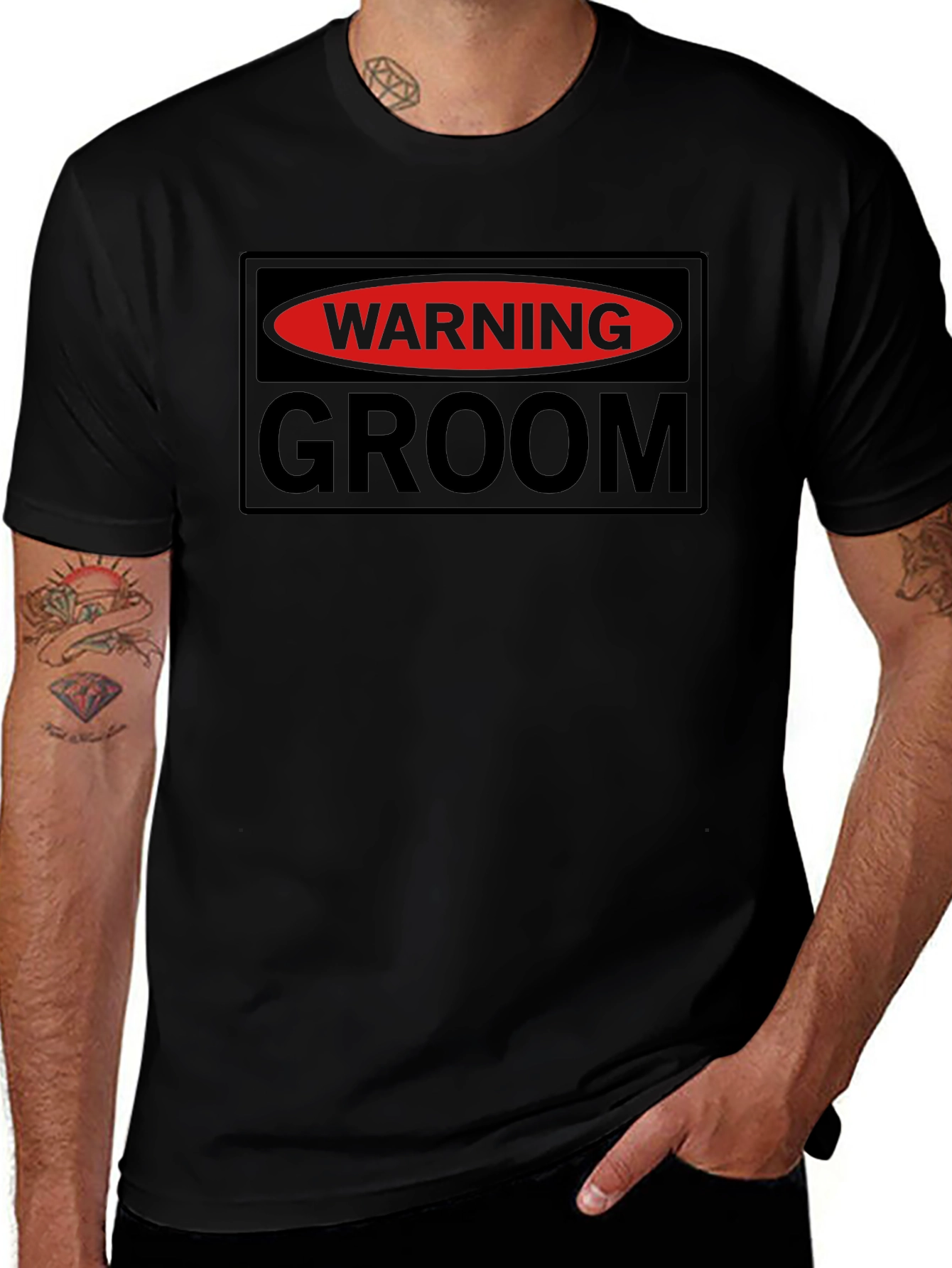 Warning Groom T-Shirt - Bachelor Party Tee