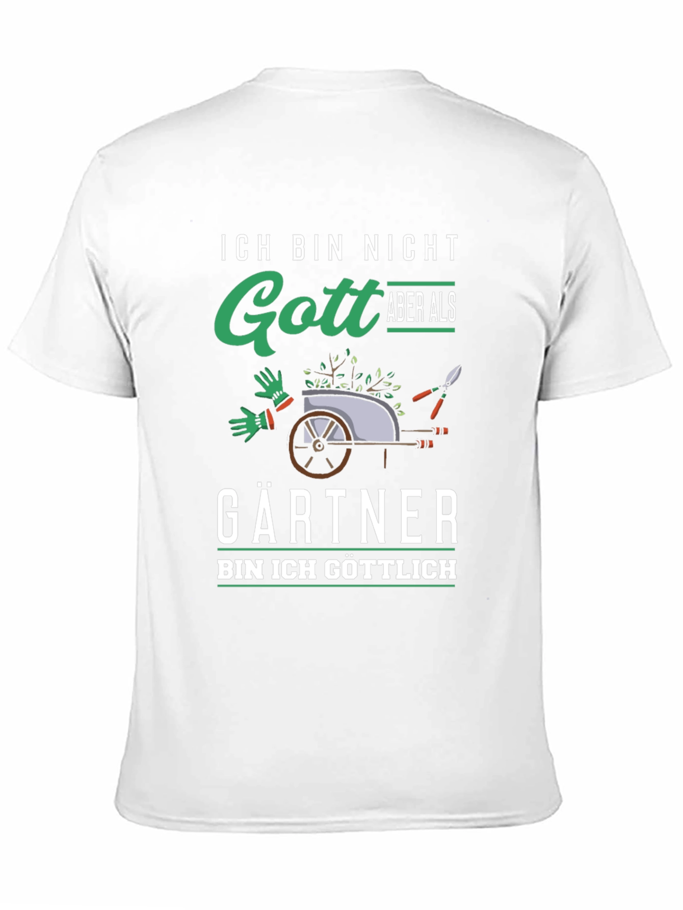 Ich Bin Nicht Gott Gardener Graphic T-Shirt
