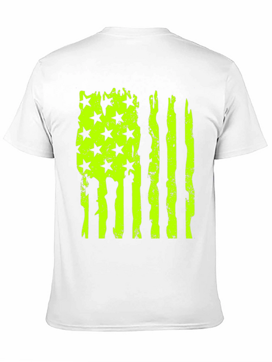 Distressed American Flag Graphic T-Shirt