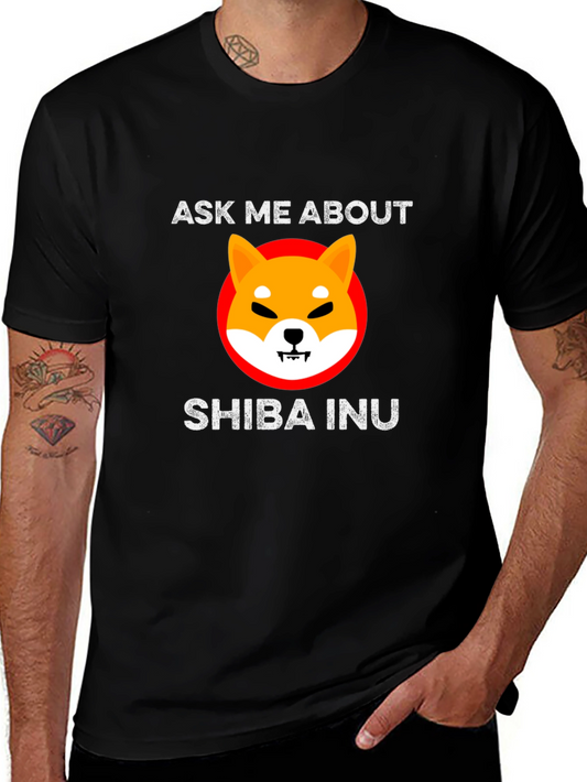 Ask Me About Shiba Inu T-Shirt