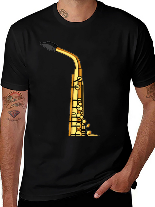 Saxophone Graphic Tee - Cool Musician T-Shirt