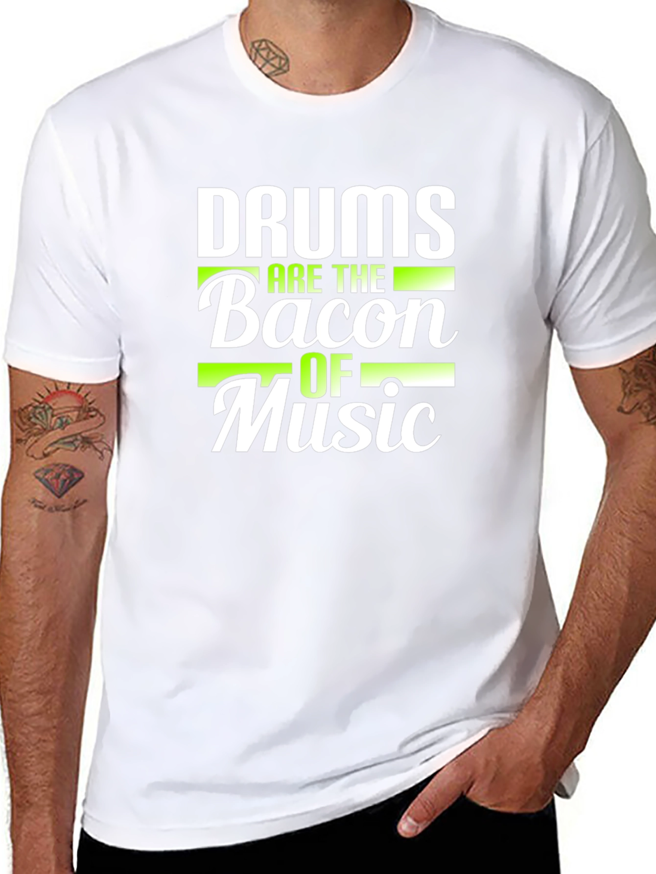 Drums are the Bacon of Music T-Shirt