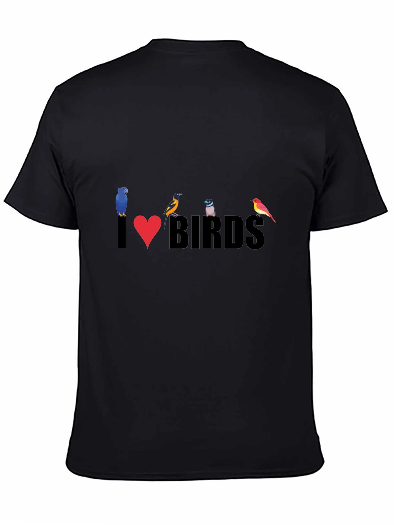 I Love Birds T-Shirt - Stylish Bird Lover Tee
