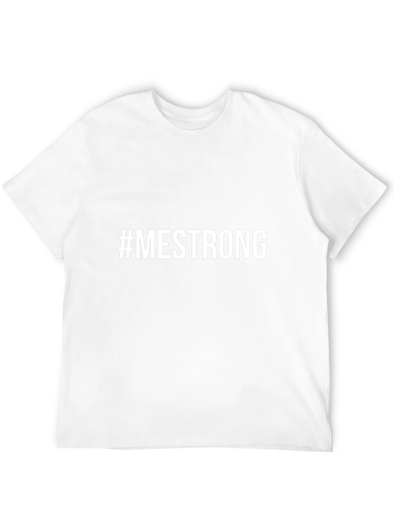 #MESTRONG Black Graphic Tee - Empowering Message T-Shirt