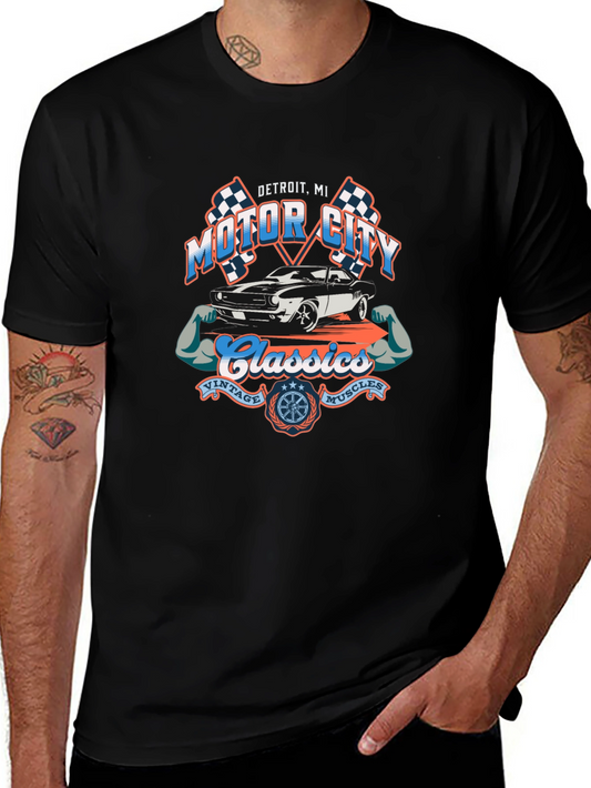 Motor City Classics Black T-Shirt