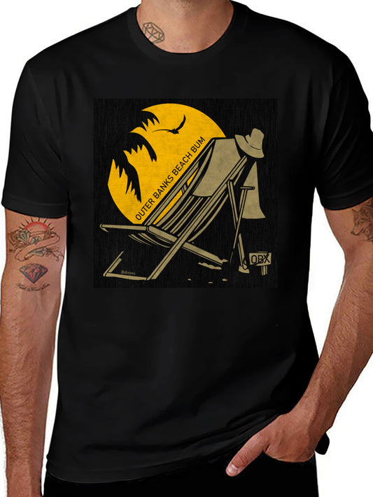 Outer Banks Beach Bum T-Shirt - Black