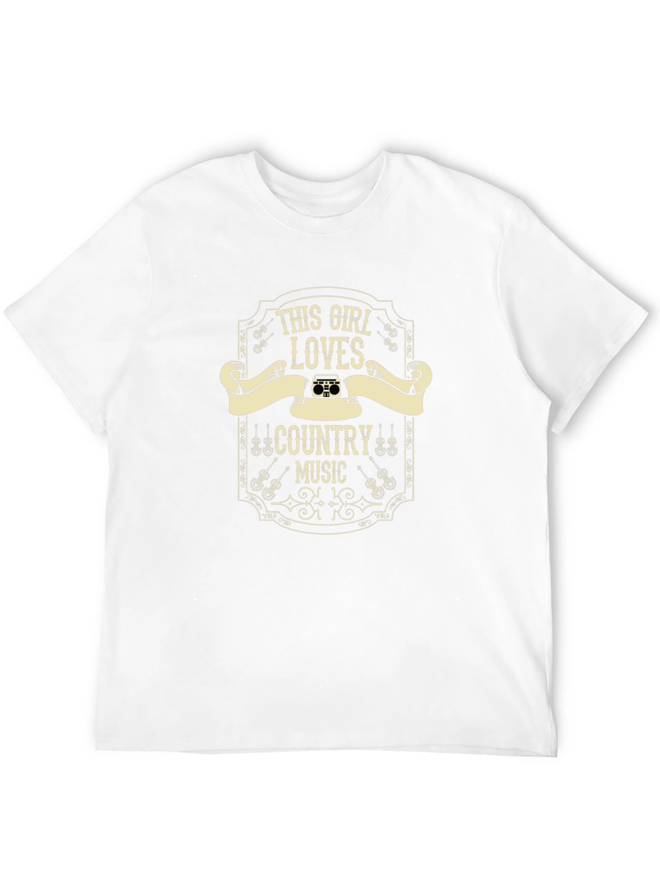 This Girl Loves Country Music Graphic T-Shirt