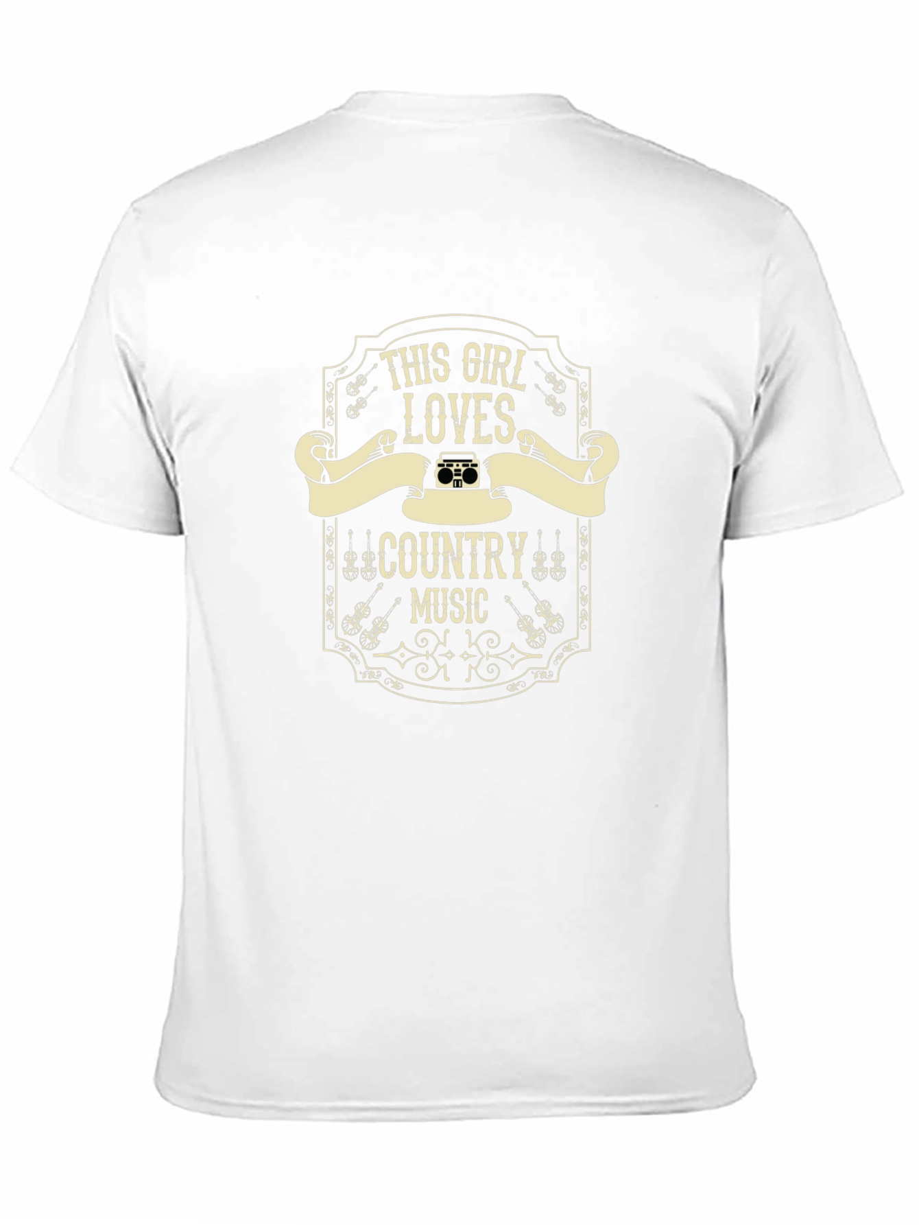 This Girl Loves Country Music Graphic T-Shirt