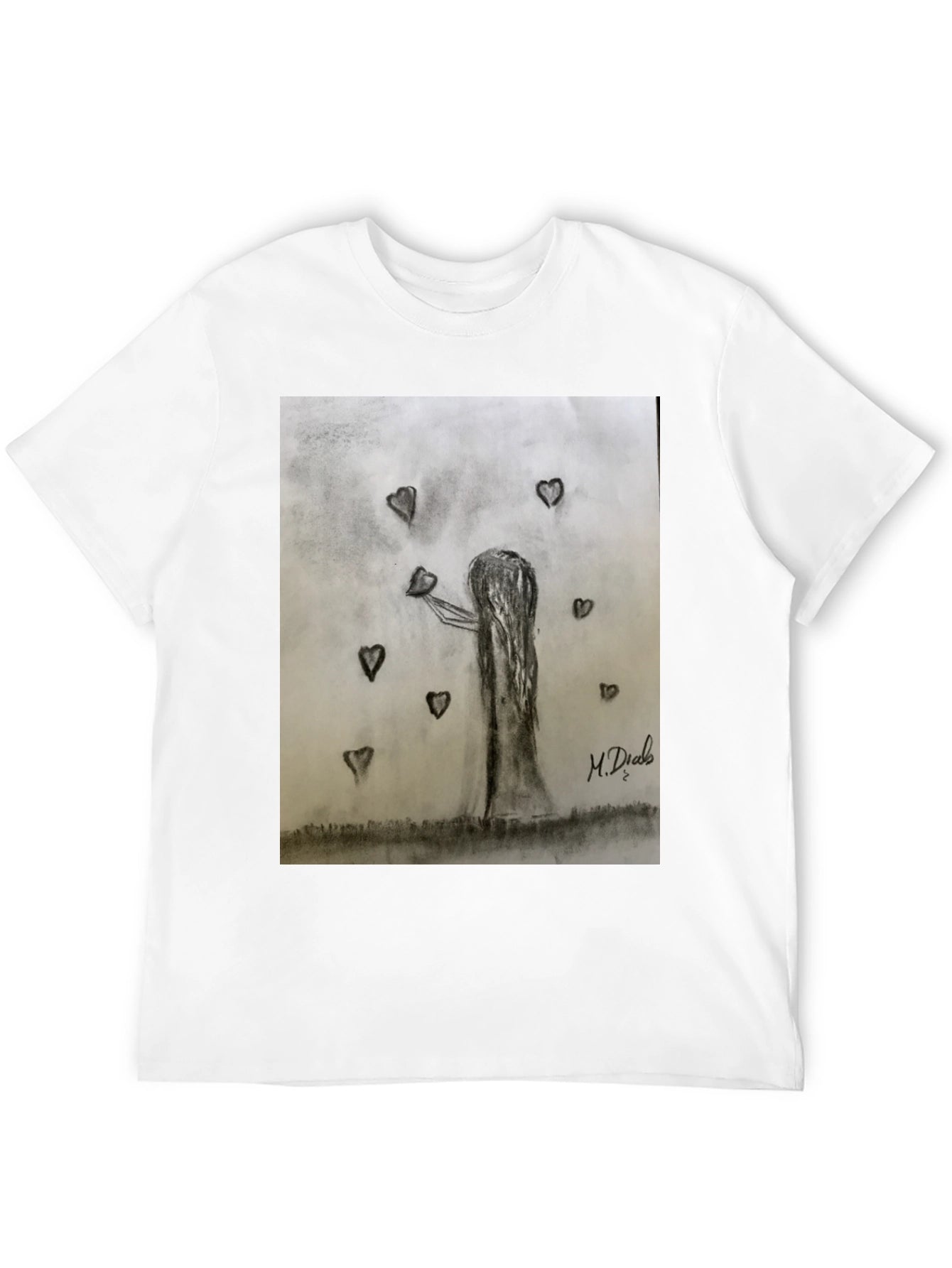 Heart Tree Graphic Tee - Unisex Black T-Shirt