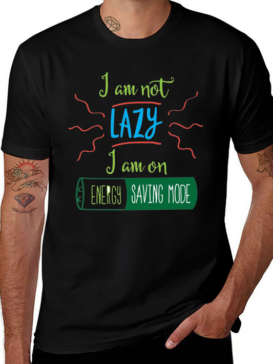 Energy Saving Mode T-Shirt - Funny Graphic Tee
