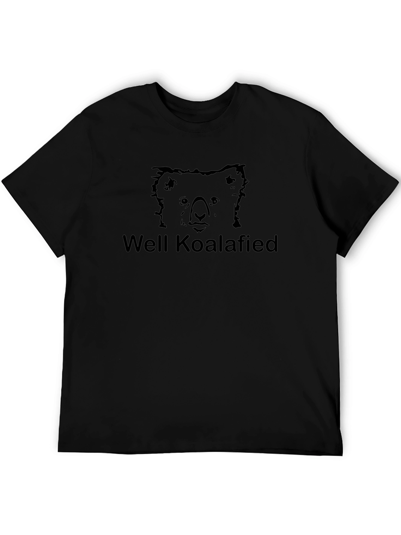 Well Koalafied Black Graphic T-Shirt