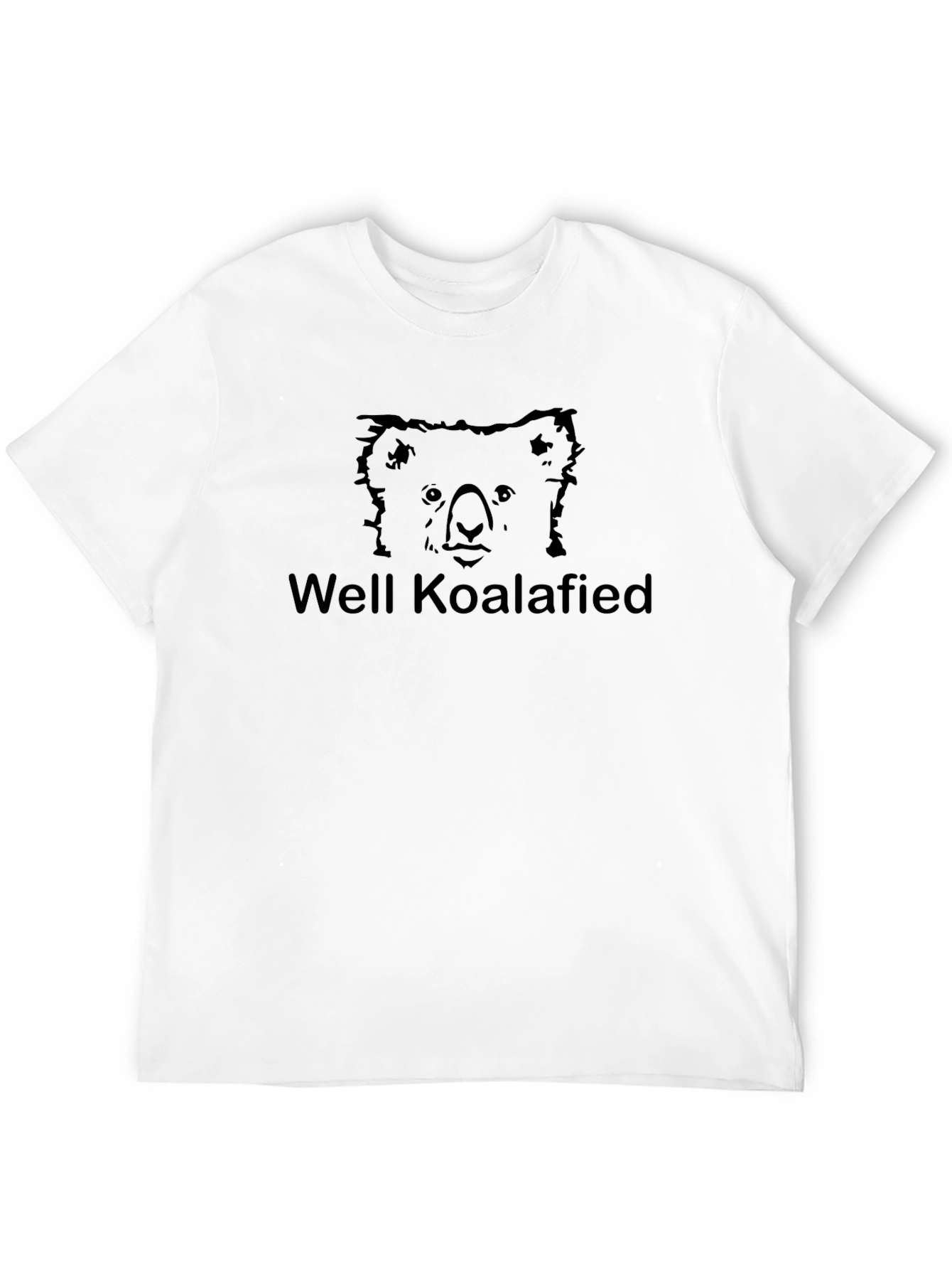 Well Koalafied Black Graphic T-Shirt