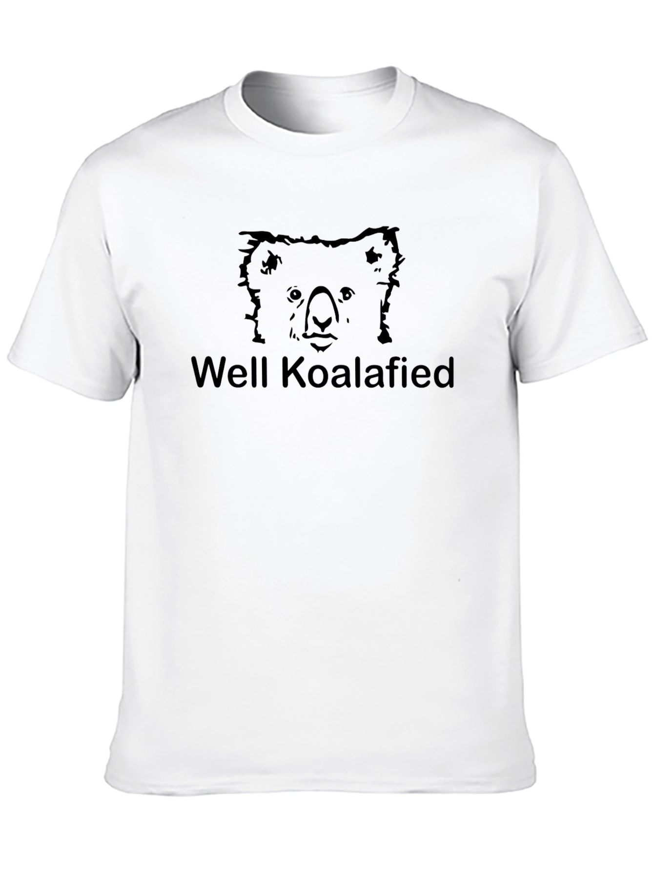 Well Koalafied Black Graphic T-Shirt