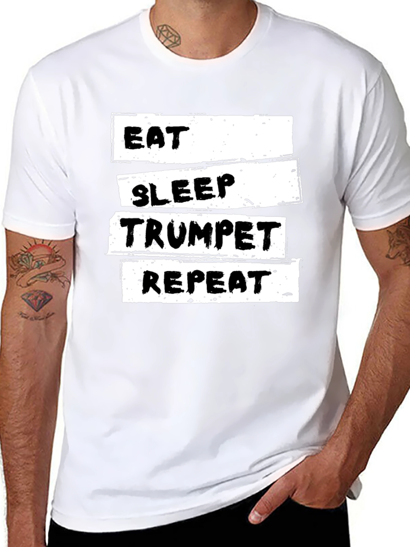 Eat Sleep Trumpet Repeat T-Shirt