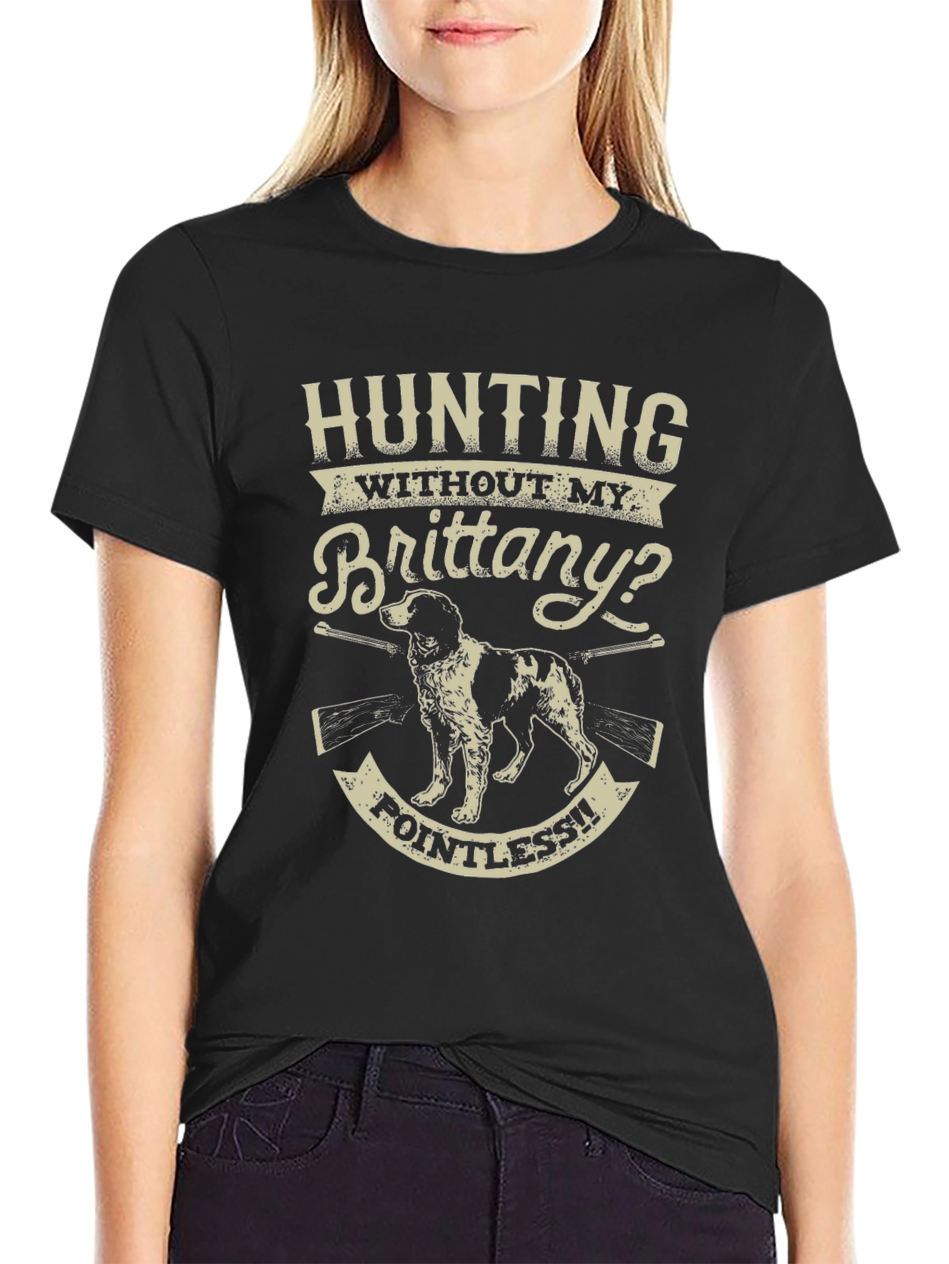 Hunting Brittany Dog T-Shirt