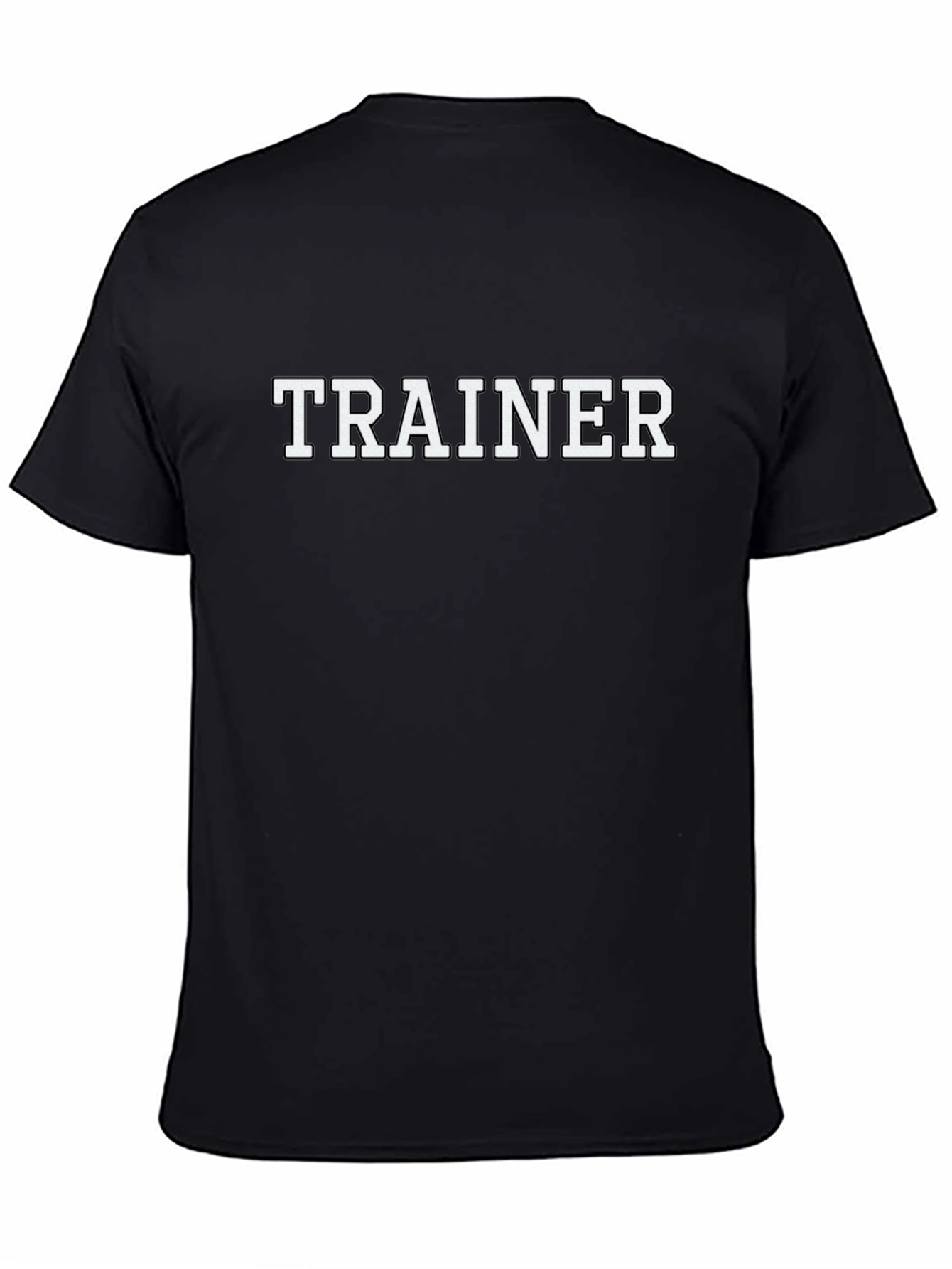 Trainer T-Shirt - Black Crew Neck