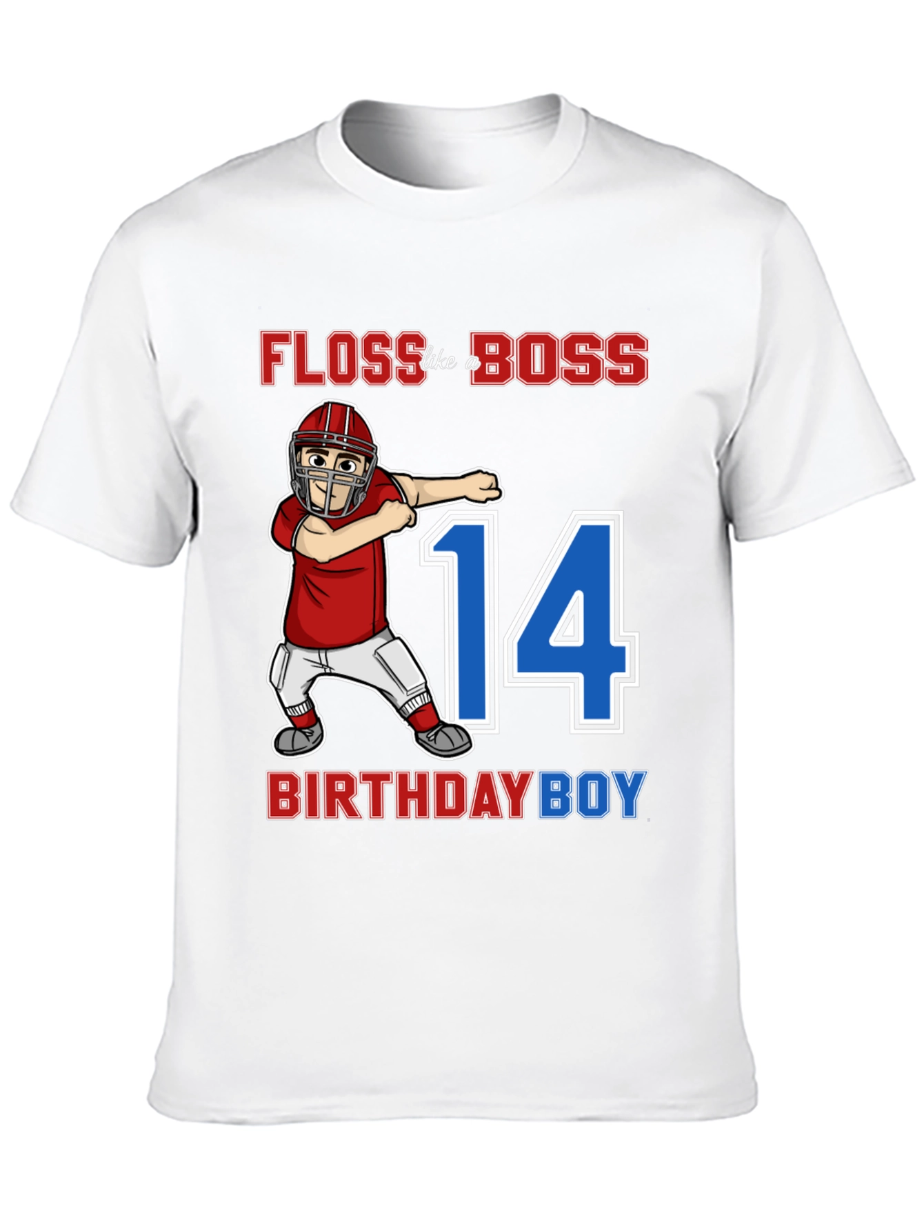 Floss Like a Boss Birthday Boy 14 T-Shirt