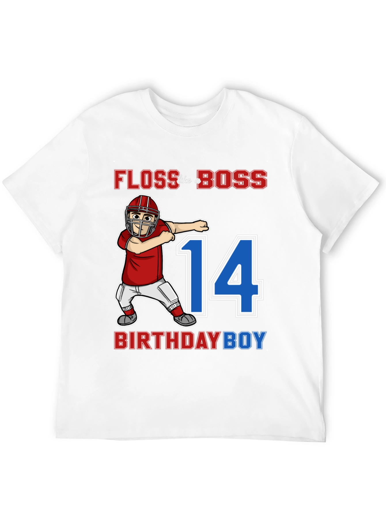 Floss Like a Boss Birthday Boy 14 T-Shirt