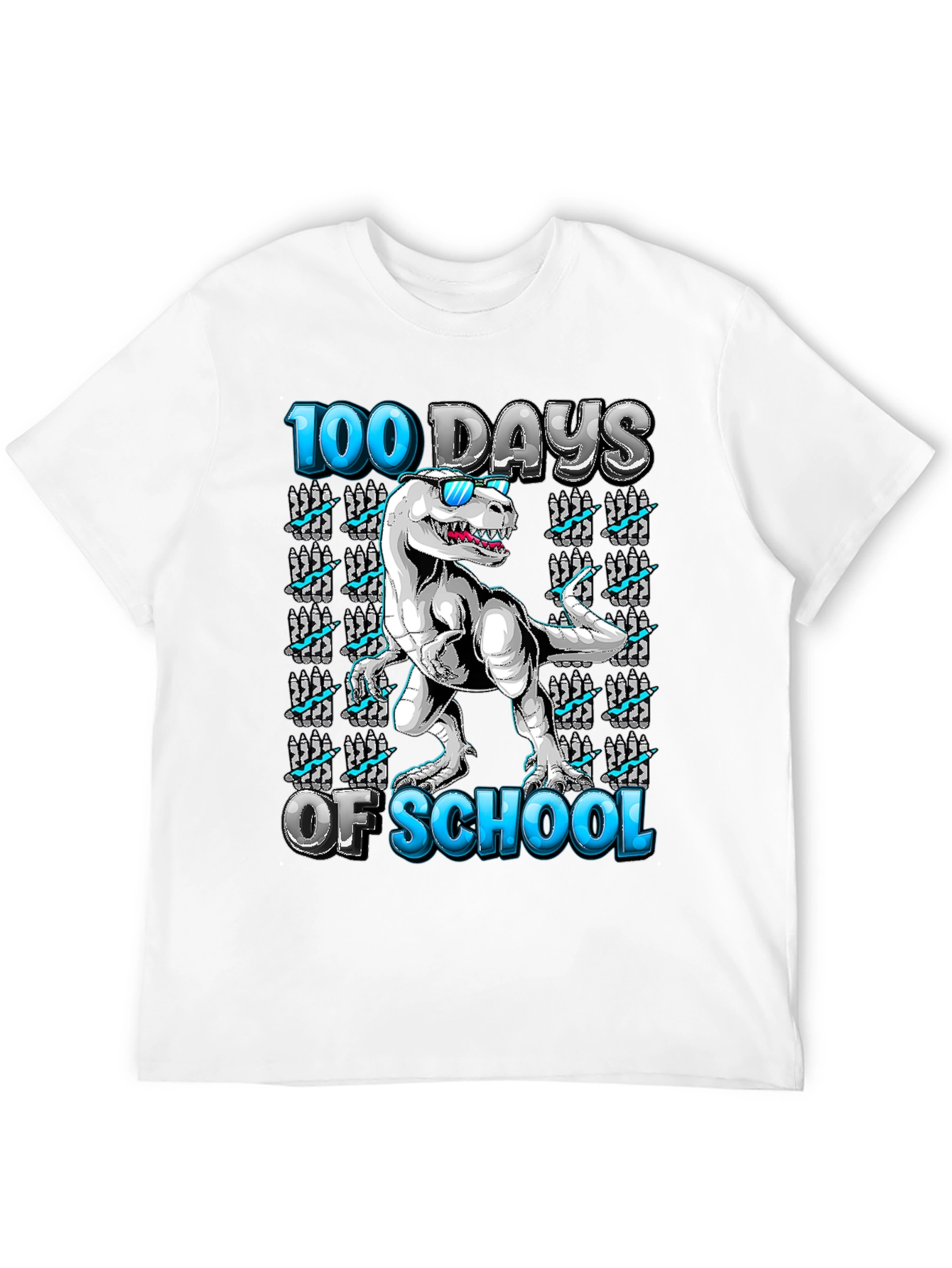 100 Days of School Dinosaur T-Shirt