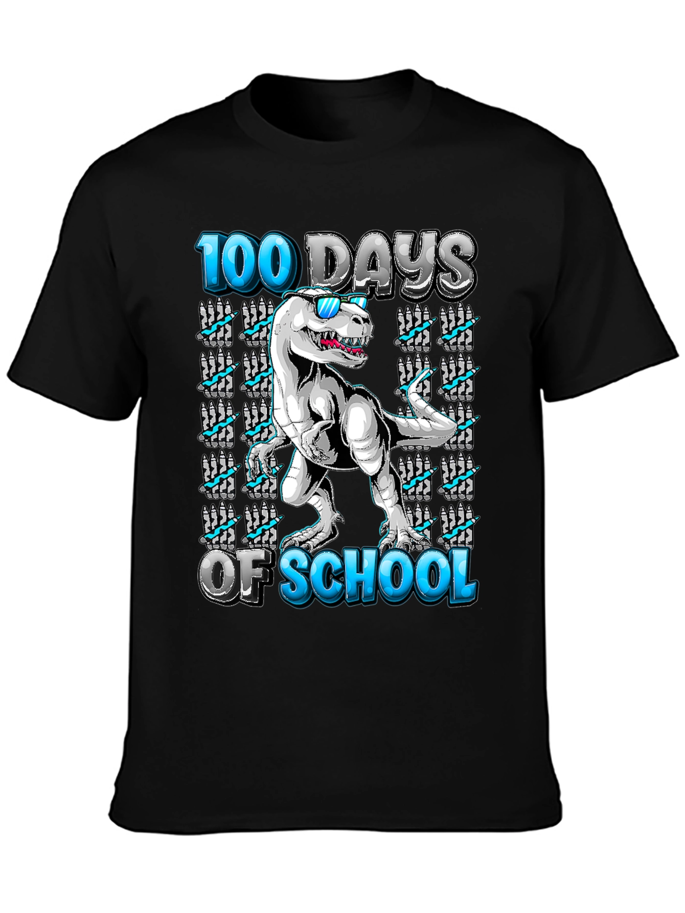 100 Days of School Dinosaur T-Shirt