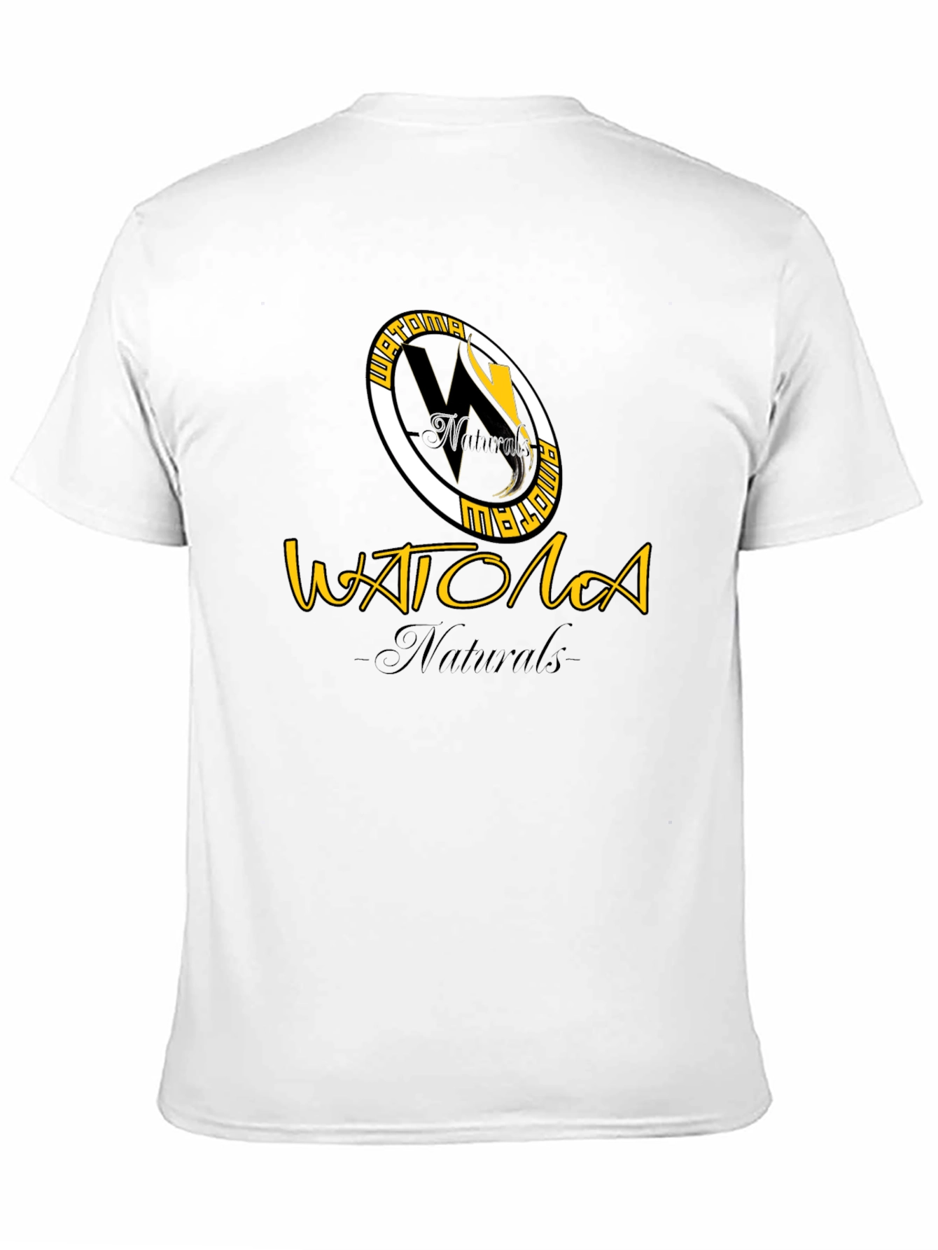 Watoma Naturals Black Graphic T-Shirt