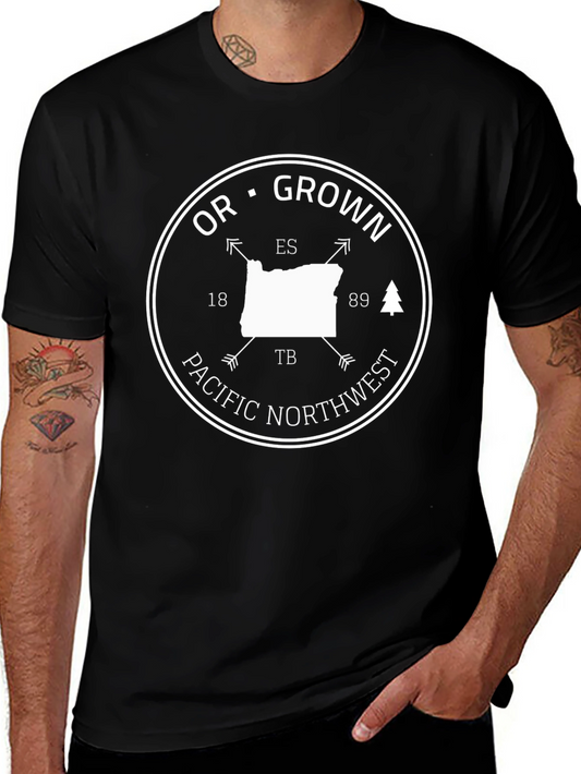 Oregon Grown Graphic T-Shirt - Pacific Northwest Tee