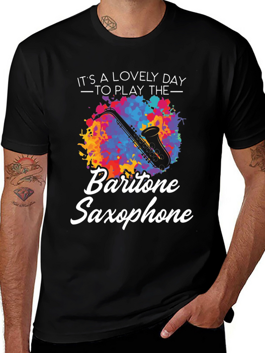Baritone Saxophone T-Shirt - Musicians Delight