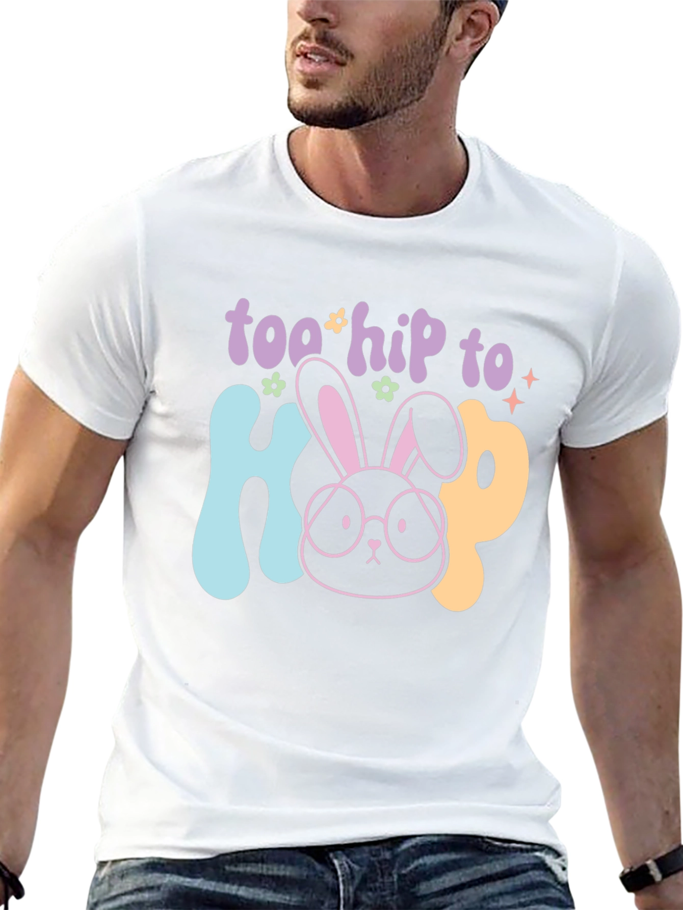 Too Hip to Hop Easter T-Shirt