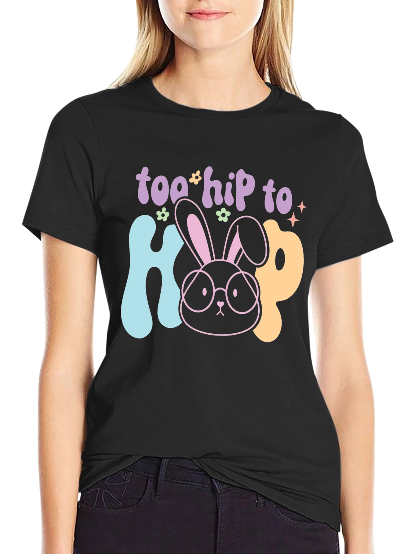 Too Hip to Hop Easter T-Shirt