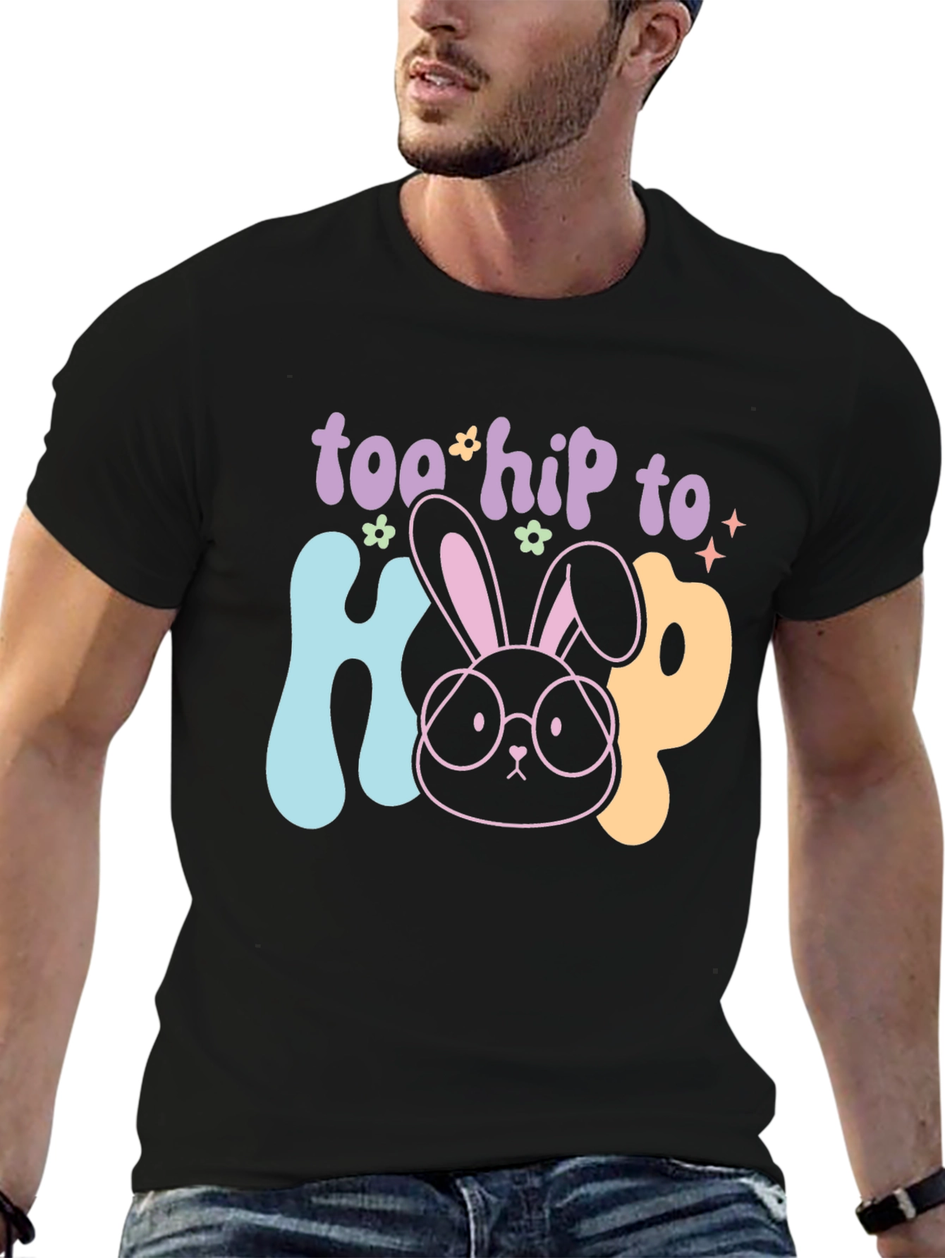 Too Hip to Hop Easter T-Shirt