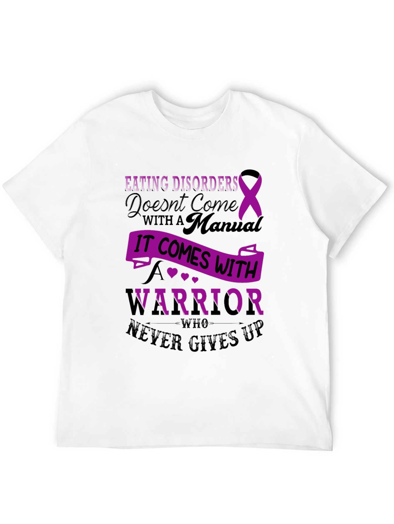 Eating Disorder Awareness T-Shirt - Warrior