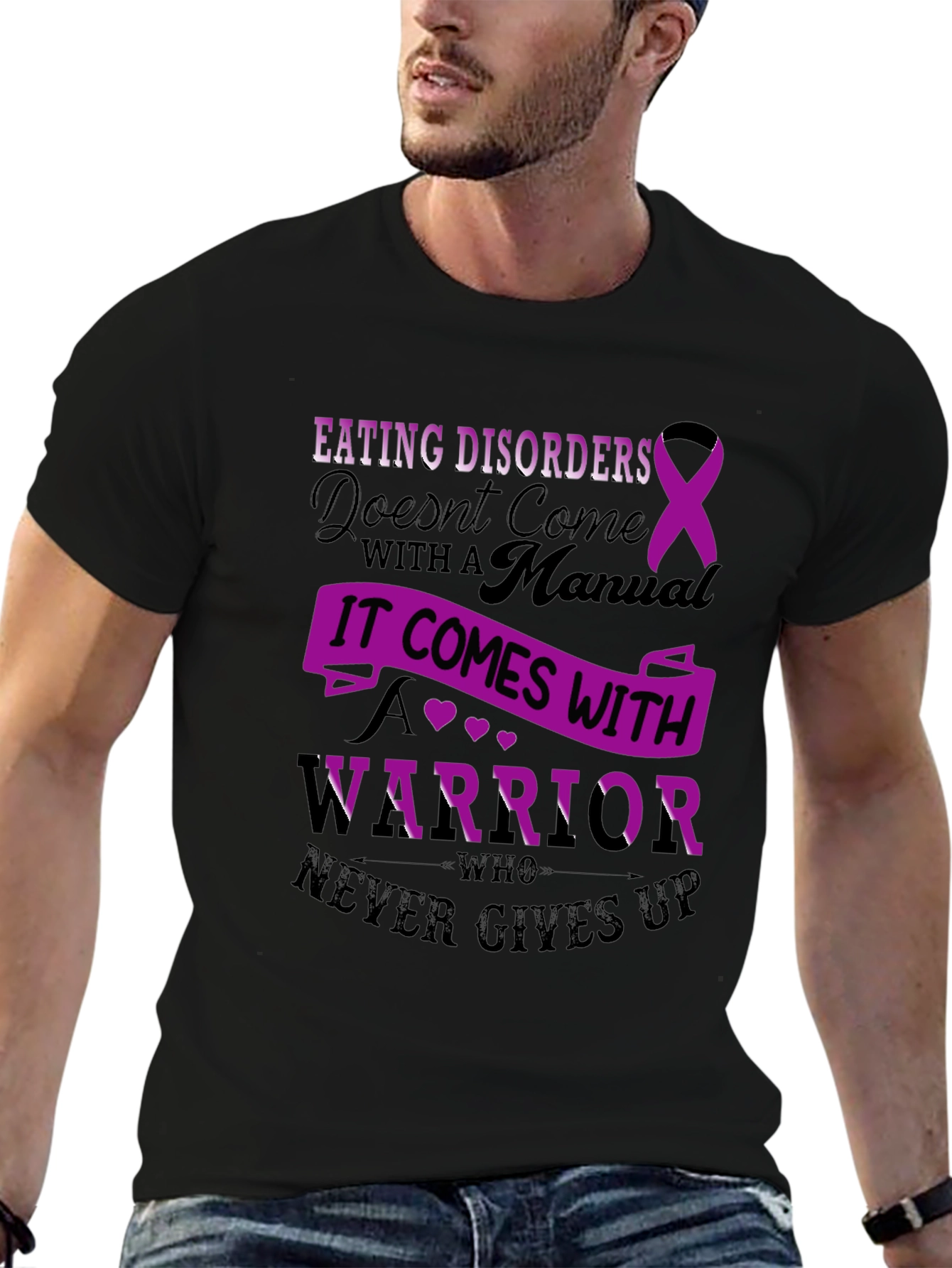 Eating Disorder Awareness T-Shirt - Warrior