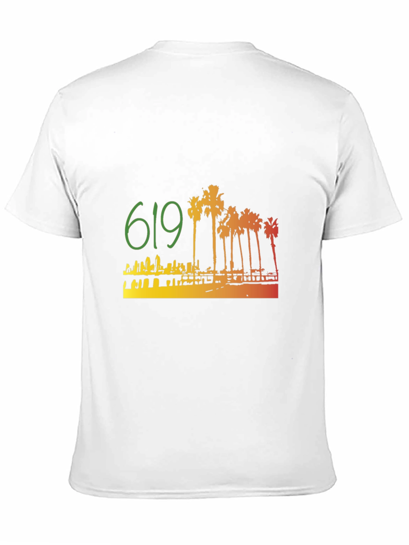 619 San Diego Palm Tree T-Shirt
