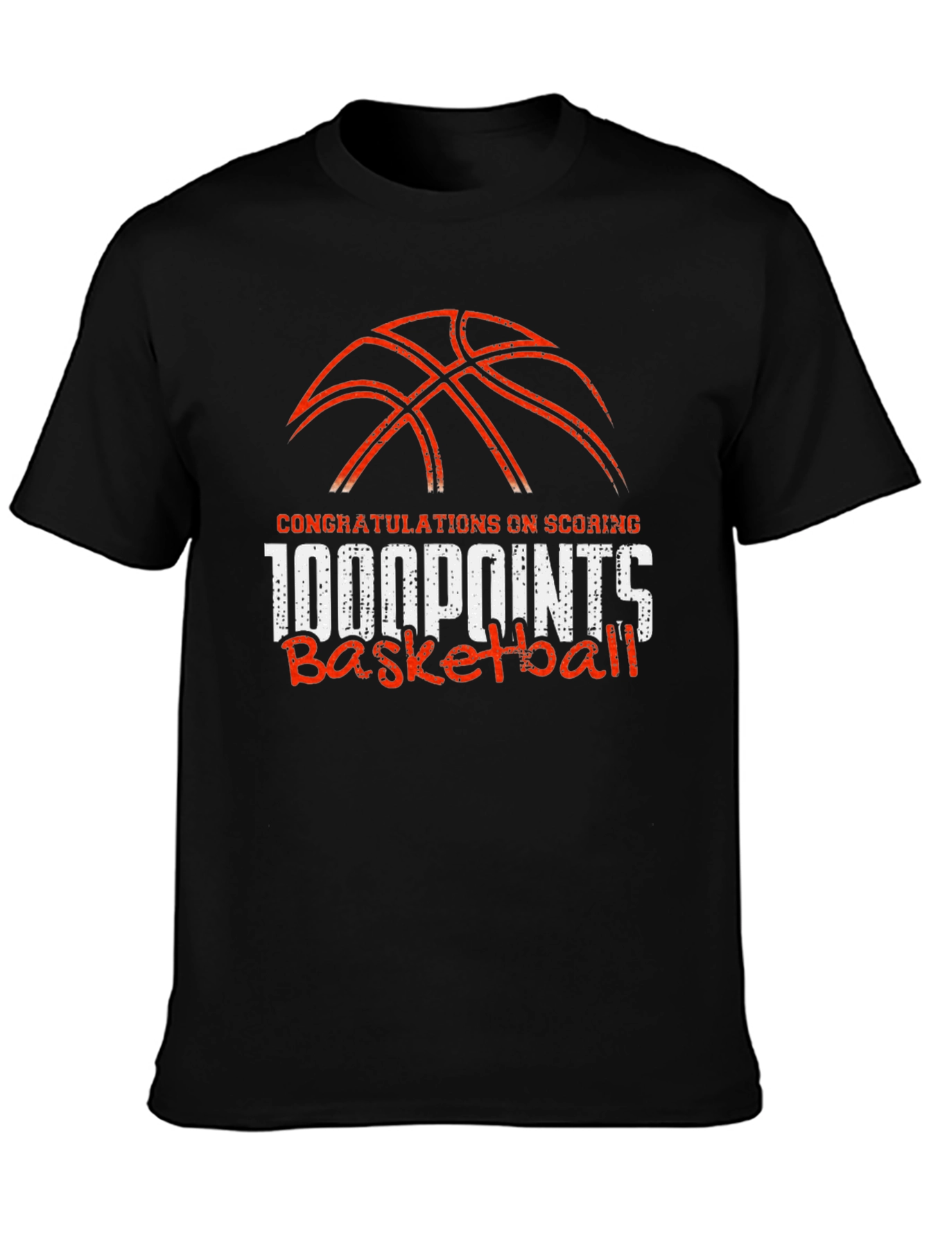 1000 Points Basketball Graphic Tee