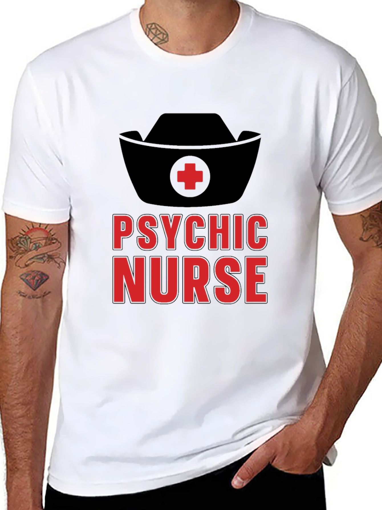 Psychic Nurse T-Shirt - Novelty Graphic Tee