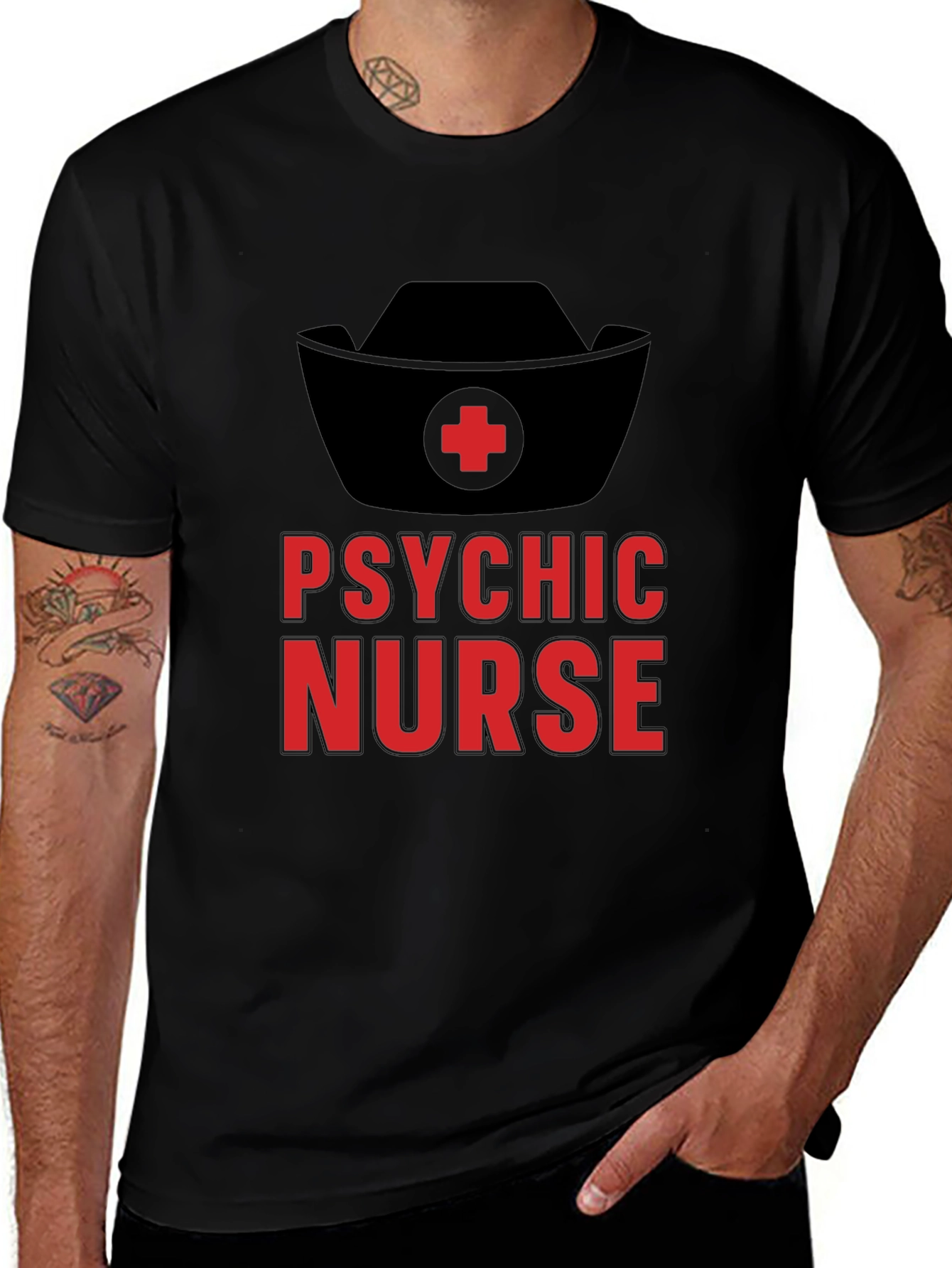 Psychic Nurse T-Shirt - Novelty Graphic Tee
